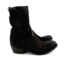 Charger l'image dans la galerie, Boots Tiag Zippé Intérieur Tige Haute en Daim Marron