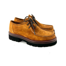 Charger l'image dans la galerie, Derby Semelle Crantée Esprit Paraboot en Daim Whisky