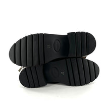 Load image into Gallery viewer, Boots Semelle Crantée Zippé Arrière en Daim Marron Foncé