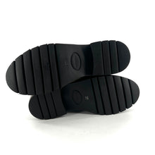 Load image into Gallery viewer, Boots Semelle Crantée Zippé Arrière en Cuir Vert