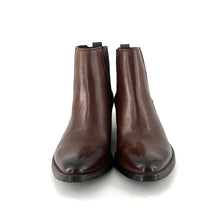 Load image into Gallery viewer, Boots Tiag Élastiqué en Cuir Marron