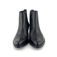 Load image into Gallery viewer, Boots Tiag Élastiquée en Cuir Noir