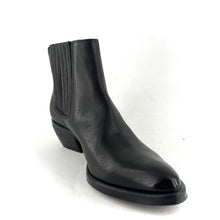 Load image into Gallery viewer, Boots Tiag Élastiquée en Cuir Noir