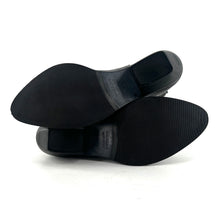 Load image into Gallery viewer, Boots Tiag Élastiquée en Cuir Noir