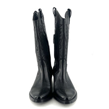 Load image into Gallery viewer, Botte Tiag en Cuir Noir