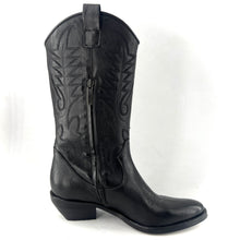 Load image into Gallery viewer, Botte Tiag en Cuir Noir