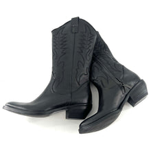 Load image into Gallery viewer, Botte Tiag en Cuir Noir