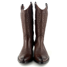 Load image into Gallery viewer, Botte Tiag en Cuir Marron