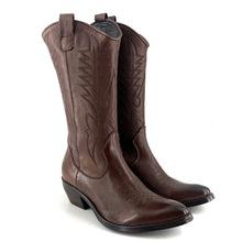 Load image into Gallery viewer, Botte Tiag en Cuir Marron