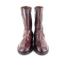 Charger l'image dans la galerie, Demi-Botte Zippé Intérieur en Cuir Teak