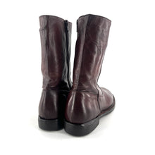 Load image into Gallery viewer, Demi-Botte Zippé Intérieur en Cuir Teak