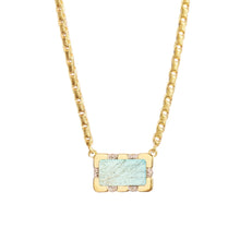 Load image into Gallery viewer, Collier BIANCA en Plaqué Or et Labradorite