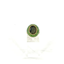 Load image into Gallery viewer, Bague MIRAGE en Plaqué Or et Labradorite