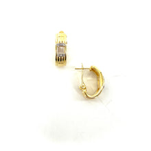 Load image into Gallery viewer, Boucles d'Oreilles AMENZA en Plaqué Or et Nacre