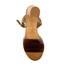 Charger l'image dans la galerie, Sandale à Talon en Python Beige