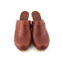 Charger l'image dans la galerie, Sabot en Cuir Tannage Végétal Camel