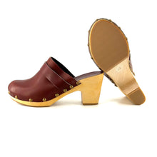 Charger l'image dans la galerie, Sabot en Cuir Tannage Végétal Camel