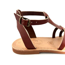 Charger l'image dans la galerie, Sandale Méduse JANA en Cuir Tannage Végétal Camel