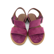 Charger l'image dans la galerie, Sandale en Daim Fuschia