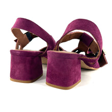 Charger l'image dans la galerie, Sandale Méduse Talon Trotteur en Daim Mauve