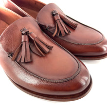 Charger l'image dans la galerie, Mocassin à Pompons en Cuir Cognac