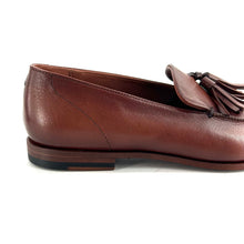 Charger l'image dans la galerie, Mocassin à Pompons en Cuir Cognac