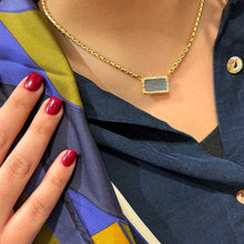 Load image into Gallery viewer, Collier BIANCA en Plaqué Or et Labradorite