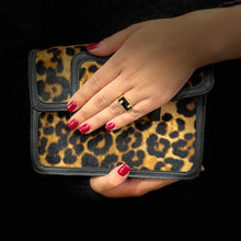 Charger l'image dans la galerie, Sac LE MISCHKA en Léopard et cuir Noir