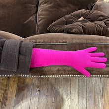 Charger l'image dans la galerie, Longs Gants en Laine et Cachemire Rose