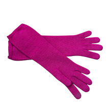 Charger l'image dans la galerie, Longs Gants en Laine et Cachemire Rose