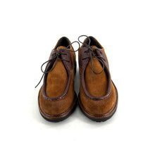 Charger l'image dans la galerie, Derby "Esprit Paraboot" en Daim et Cuir Cognac