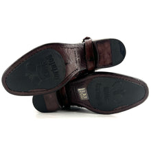 Charger l'image dans la galerie, Boots Talon Trotteur Zippé Intérieur en Cuir Teak