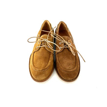 Load image into Gallery viewer, Derby "Chaussure Bateau" en Daim Marron