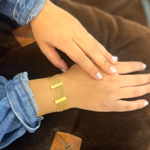 Load image into Gallery viewer, Manchette ADAMA 022 en Plaqué Or