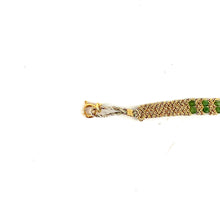Charger l'image dans la galerie, Bracelet PM en Maille Tissée en Vermeil et Pierres Semi-Précieuses