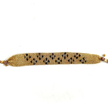 Charger l'image dans la galerie, Bracelet GM en Maille Tissée en Vermeil et Pierres Semi-Précieuses