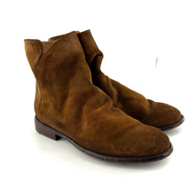 Charger l'image dans la galerie, Boots Zippé Arrière en Daim Ultra-Souple Corteccia