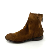 Charger l'image dans la galerie, Boots Zippé Arrière en Daim Ultra-Souple Corteccia