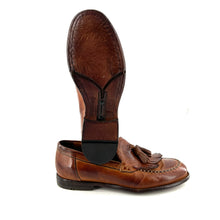 Charger l'image dans la galerie, Mocassin à Pompons et Patte Frangée en Cuir Cognac