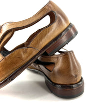 Charger l'image dans la galerie, Derby Ajouré en Cuir Corteccia