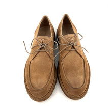 Charger l'image dans la galerie, Chaussure Lacets Semelle Vibram en Daim Beige