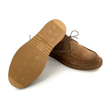 Charger l'image dans la galerie, Chaussure Lacets Semelle Vibram en Daim Beige