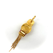 Load image into Gallery viewer, Longue Boucle d'Oreille SOLEIL Mauve et Blanche