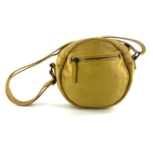 Charger l'image dans la galerie, Sac Rond en Cuir Jaune