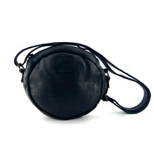 Charger l'image dans la galerie, Sac Rond en cuir Noir