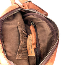 Charger l'image dans la galerie, Sac Rond en Cuir Camel