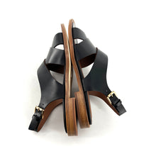 Charger l'image dans la galerie, Sandale Brides Croisées en Cuir Noir