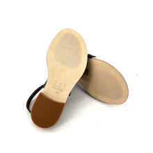 Charger l'image dans la galerie, Sandale Double Bride en Cuir Noir