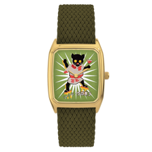 Charger l'image dans la galerie, Montre KANPAI Bracelet Perlon Vert
