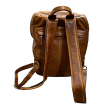 Charger l'image dans la galerie, Sac à Dos en Cuir Camel